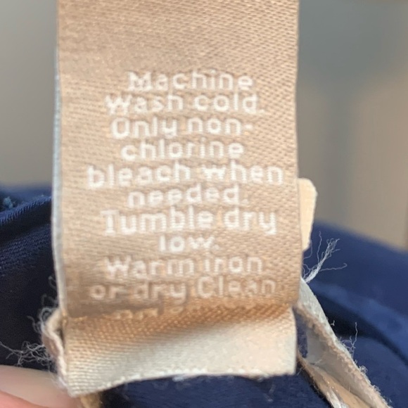 Navy Blue Sleeveless V Neck Fit and Flare Dress Casual Classic - Picture 6 of 6